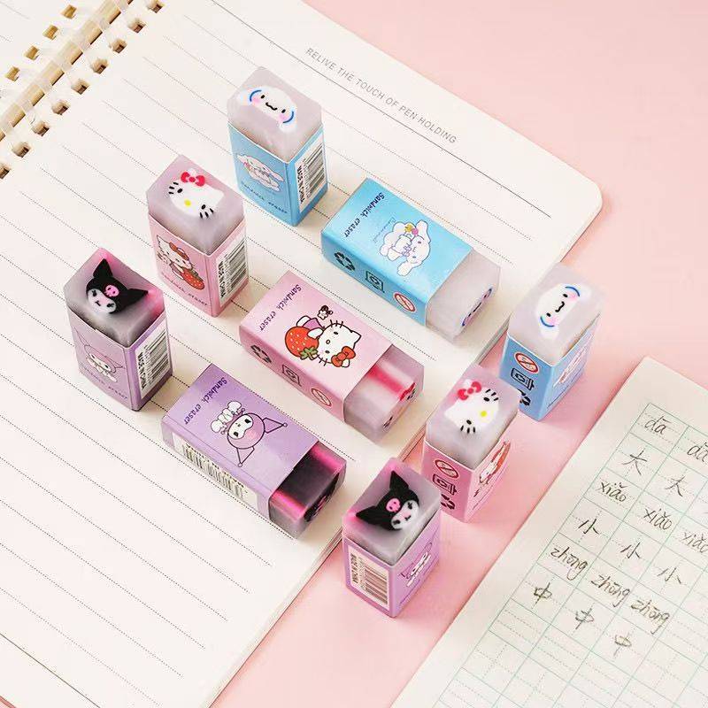 🐰ยางลบก้อน🐻ลายการ์ตูน 📌เลือกลาย ✔️พร้อมส่งในไทย ยางลบ ลบคำผิด การ์ตูน