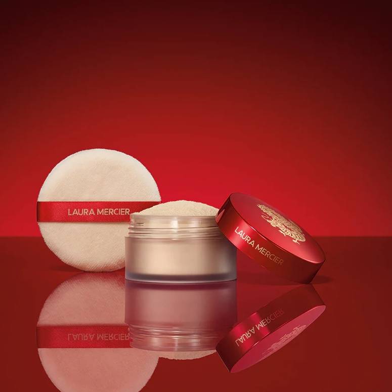 Laura Mercier Loose Setting Powder & Velour Puff 29 g. #Translucent (Limited Edition)