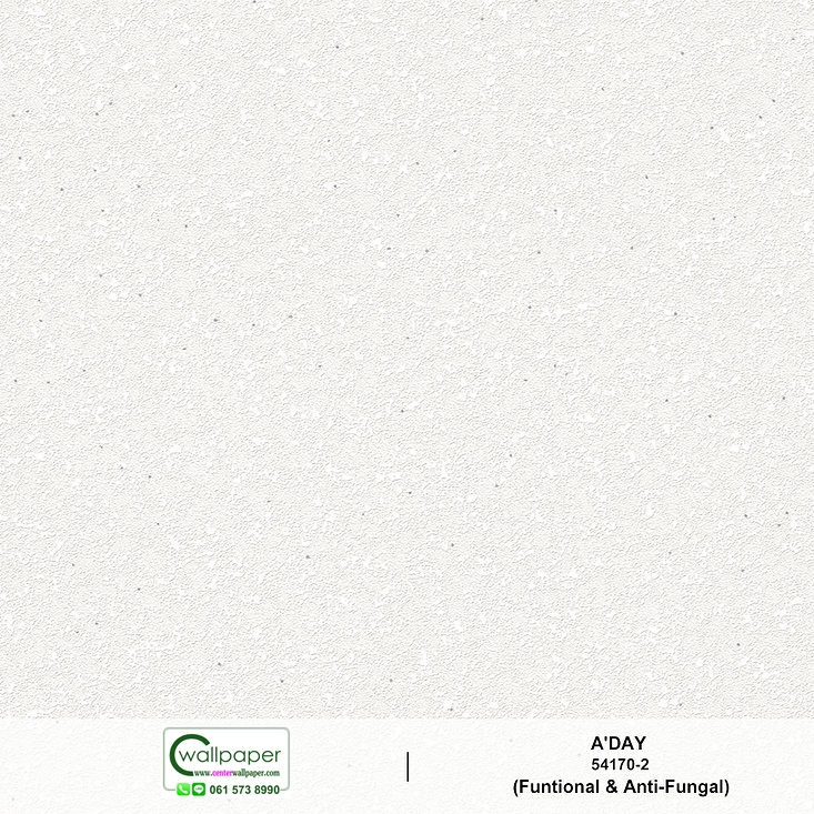 วอลเปเปอร์สีขาว มีกลิตเตอร์สีเงิน No.54170-2