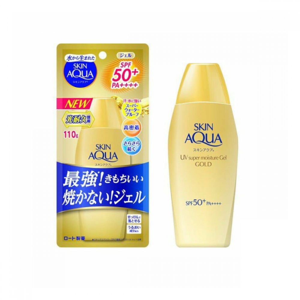 Skin Aqua UV Super Moisture Gel Gold SPF50 PA++++ 110 g.