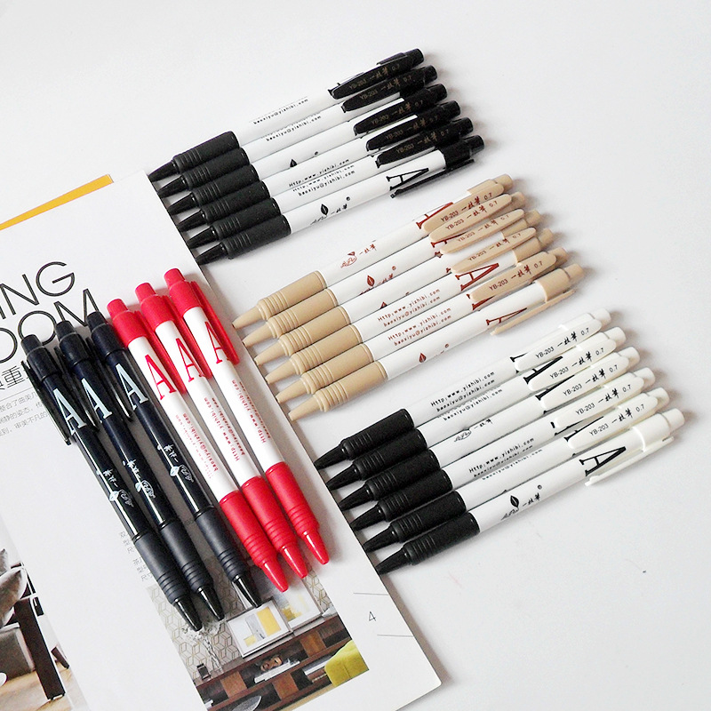 🌈Ball Pen🌈ปากกากดลูกลื่น⚫🔵🔴0.5-0.7mm📌คละลายตามแบบ ✅พร้อมส่ง Ohwowshop ปากกา เครื่องเขียน สี