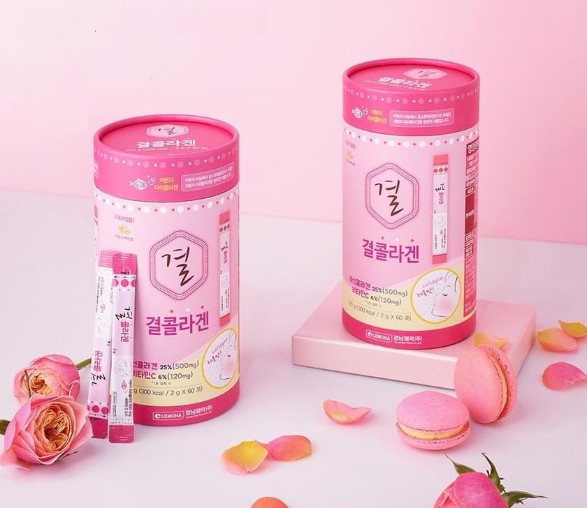 Lemona Gyeol Collagen 60 ซอง (รุ่นเดิม คอลลาเจน 500 mg. + Vitamin C 120 mg.)