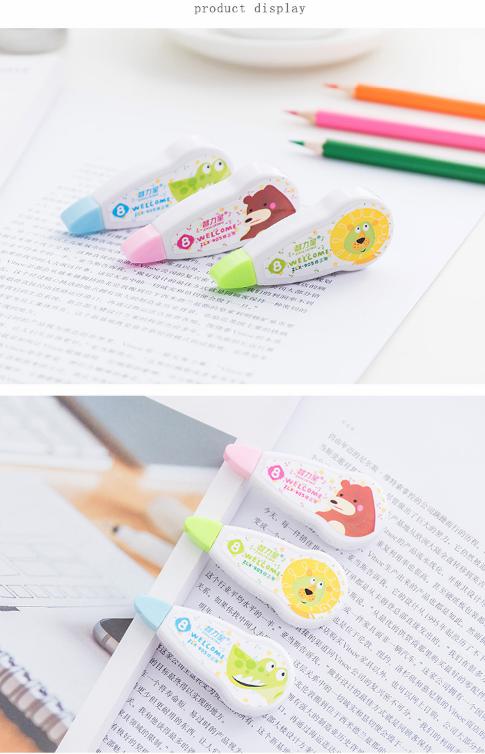 🔥เทปลบคำผิดลายการ์ตูนรวมสัตว์ 8m ✔️พร้อมส่ง (🎲คละลาย) เครื่องเขียน ราคาส่ง อุปกรณ์ลบคำผิด