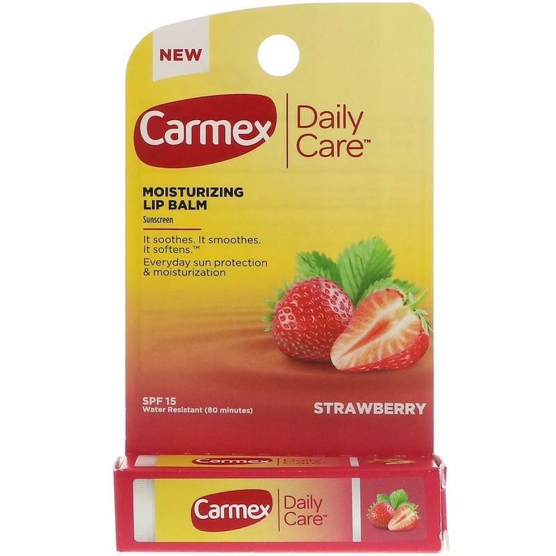 Carmex Moisturizing Lip Balm SPF15 4.25 g. #Strawberry