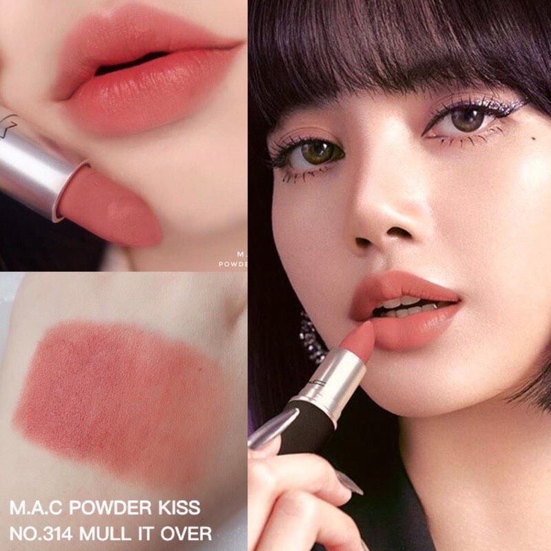 M.A.C Powder Kiss Lip Kit : Mull It Over (เซ็ต 2 แท่ง)