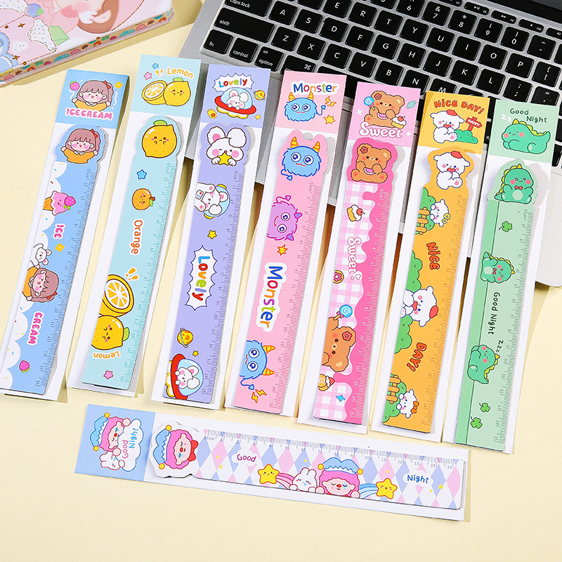 📏ไม้บรรทัดแม่เหล็ก🧲ลายการ์ตูนสุดเท่✔️พร้อมส่งในไทย มีแม่เหล็กในตัว ลายการ์ตูนเท่ๆ ไม่จำเจ