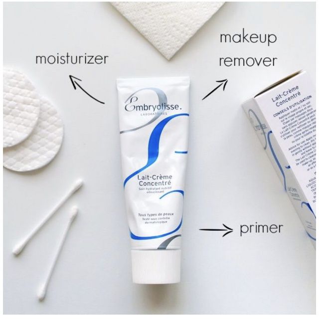 Embryolisse Lait Cream Concentrated Moisturizer Make-up Primer Moisturizing Mask 75 ml.