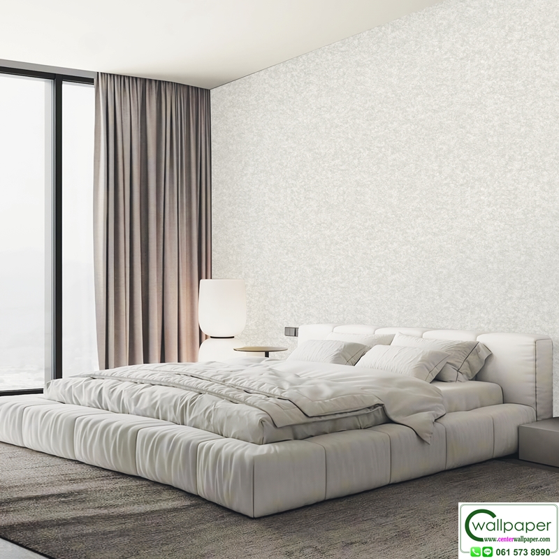 วอลเปเปอร์ลายปูนเปลือยคอนกรีต สีเทาอ่อน No.88666-2