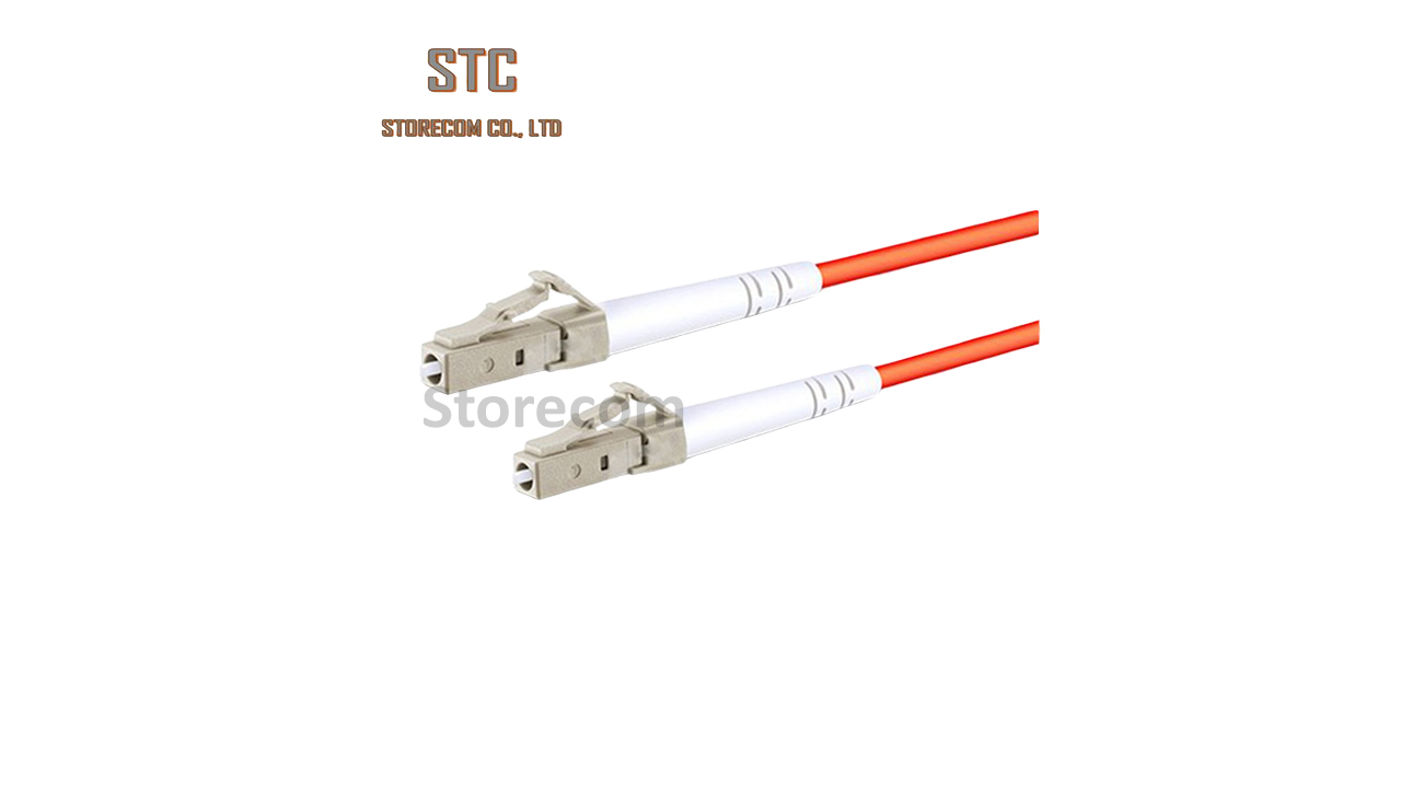 LC-LC Fiber optic patch cord OM2, 50/125μm, Simplex 3.0 mm jacket LSZH