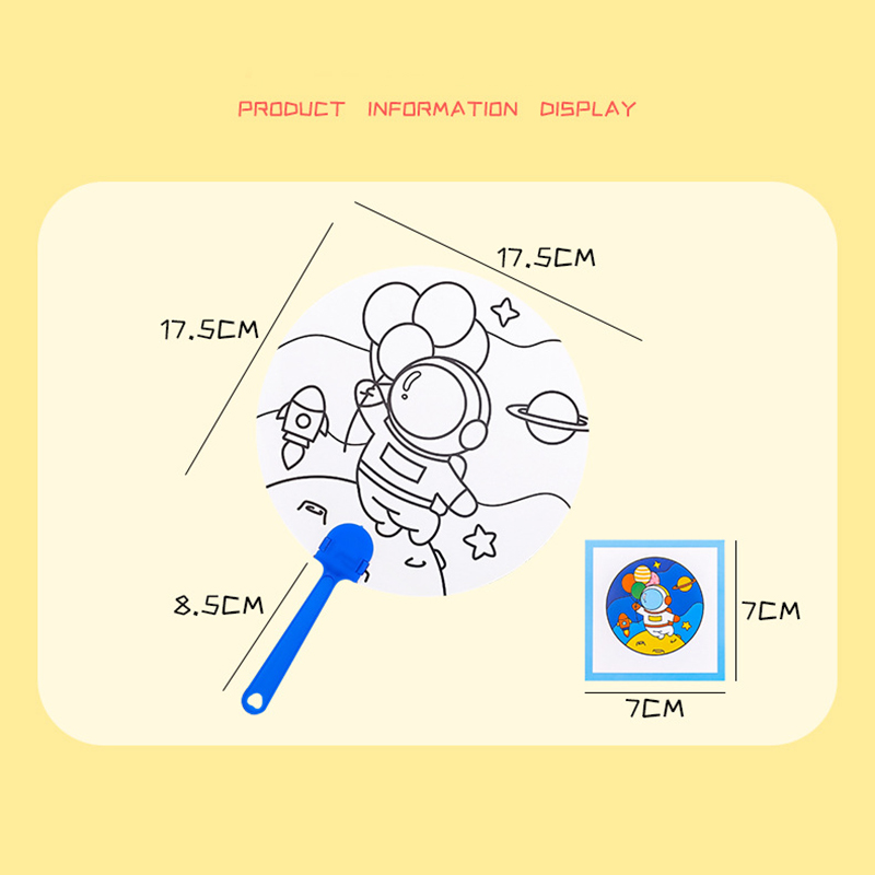 🌈พัดมือศิลปะ🌈ของเล่น พัดจีน พัดรูปทรง📌คละลาย เริ่มตั้นที่ 3 บาท✅พร้อมส่งOhwowshop อุปกรณ์ สี ศิลปะ เครื่องเขียน