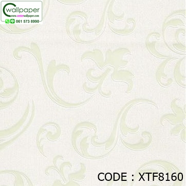 วอลเปเปอร์ติดผนังลายหลุยส์ใบไม้ No.XTF8160
