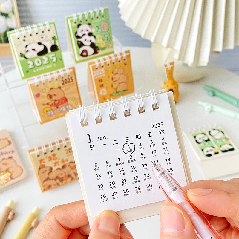 ⭐📆ปฎิทิน Mimiน่ารัก⭐ปี 2025 เลือกลาย✔️พร้อมส่งในไทย ปฏิทินตั้งโต๊ะ 2568 ปฎิทินขนาดพกพา ของแจกปีใหม่