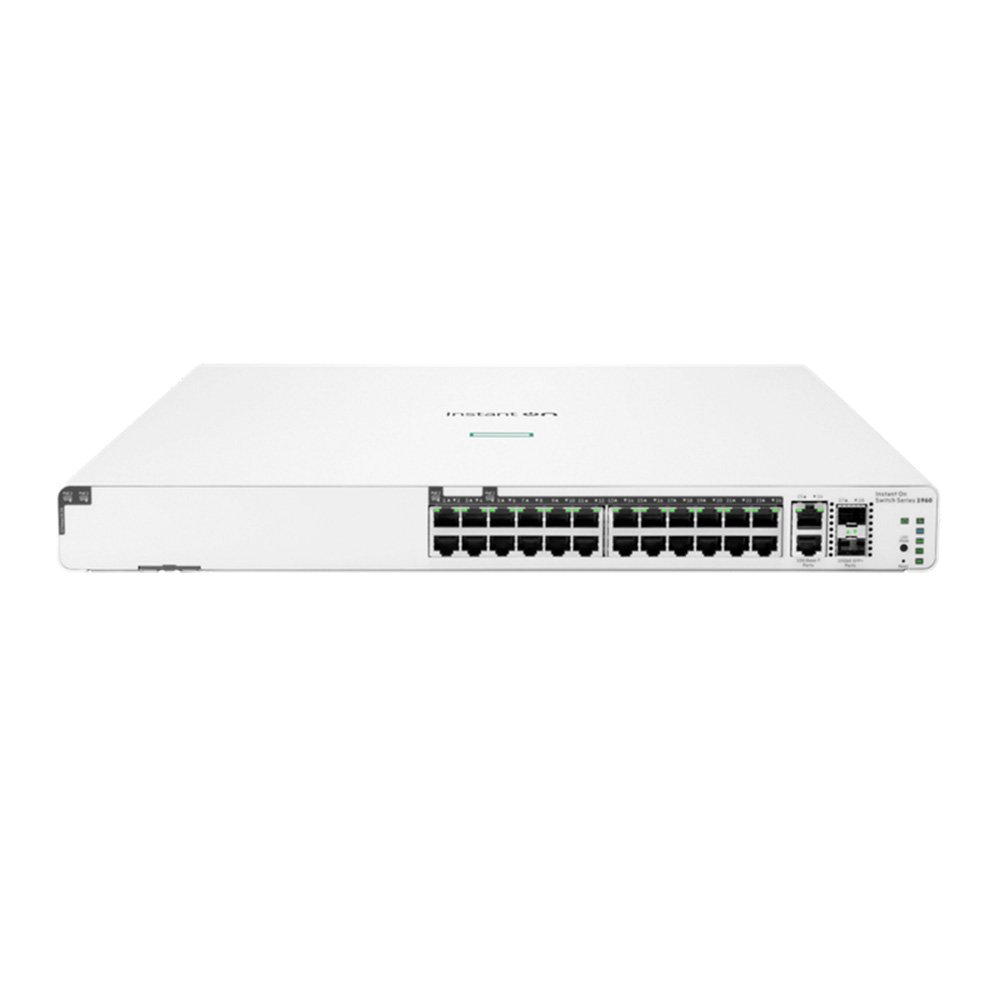 (JL807A) Aruba Instant On 1960 24G 20p Class4 4p Class6 PoE 2XGT 2SFP+ 370W SW