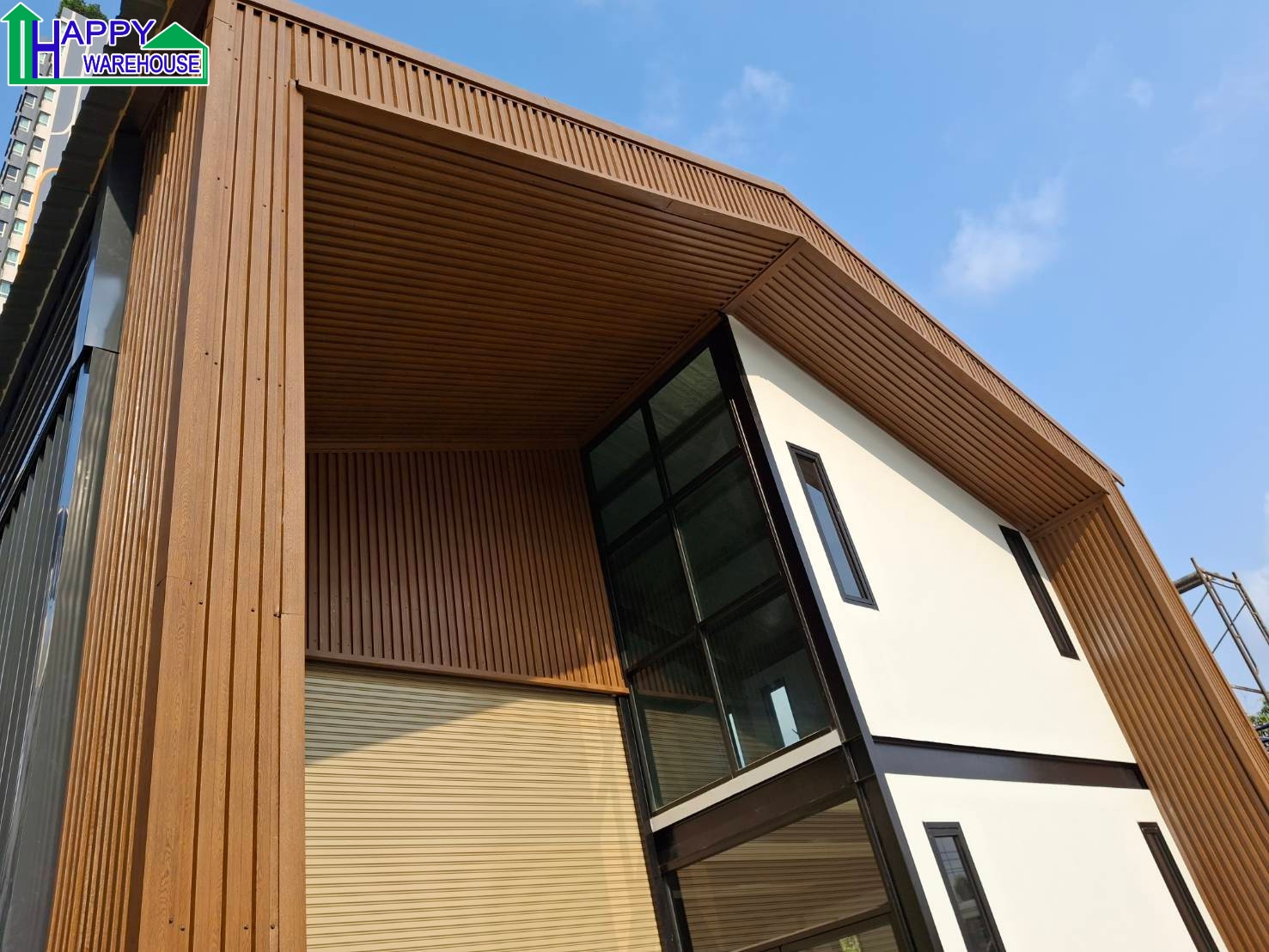 ผลงานก่อสร้างโครงสร้าง HW-H ขนาด 10 x 38 x 6 เมตร (380 ตารางเมตร)ราคา : ฿2,883,412.46 / หลัง