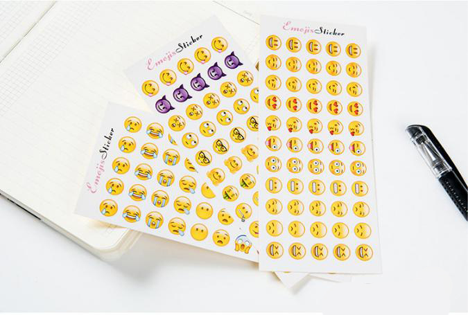 ⭐สติกเกอร์⭐ Sticker Emoji 😀ราคา 2 บาท ต่อแผ่น 📌คละลาย ✅Ohwowshop พร้อมส่งในไทย ตกแต่ง DIY Sticker สติ๊กเกอร์