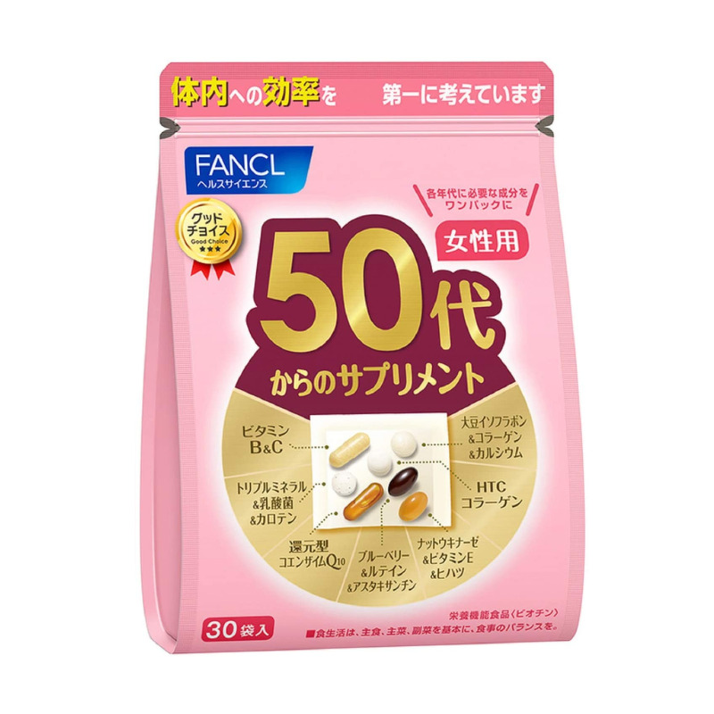 Fancl Good Choice Supplements for Woman 30 วัน สำหรับอายุ50+