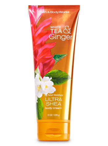Bath & Bodyworks Ultra Shea Body Cream 226g. #White Tea & Ginger
