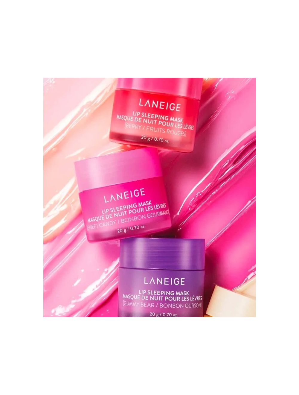 Laneige Lip Sleeping Mask Trio (20 g.x 3 กระปุก)