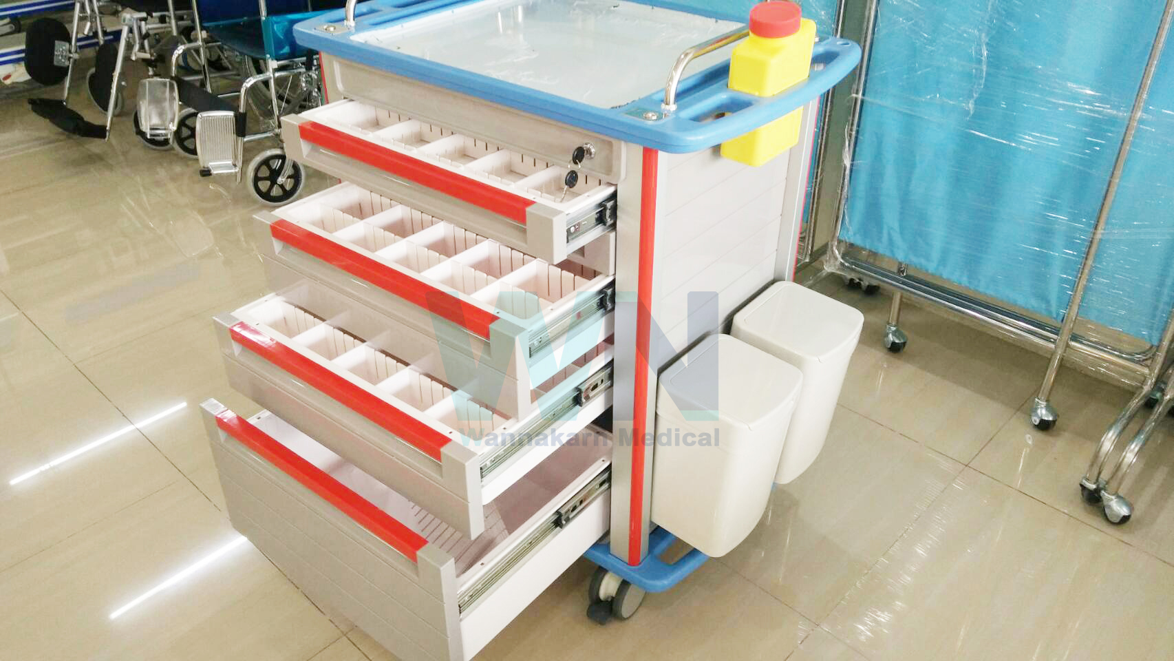 WN รถเข็นช่วยชีวิตฉุกเฉิน Emergency Trolley
