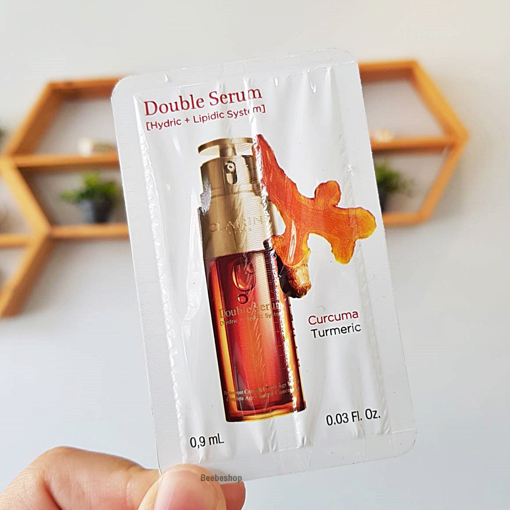 Clarins Double Serum Complete Age Control 0.9 ml. ขนาดทดลอง