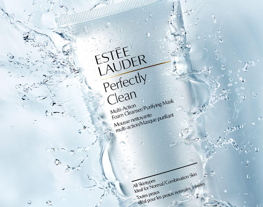 Estee Lauder Perfectly Clean Multi Action Foam Cleanser Purifying Mask 150 ml.