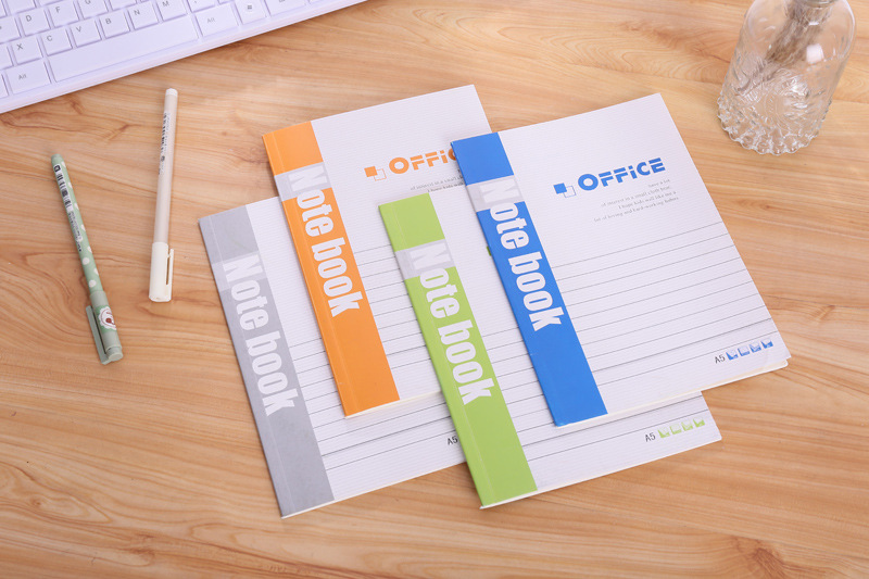 สมุด A5 Note Book ลายเส่น 13.7*19.5 Pcs 38 [สุ่มลาย] ชิ้นละ 7 บาท Ohwowshop เครื่องเขียน