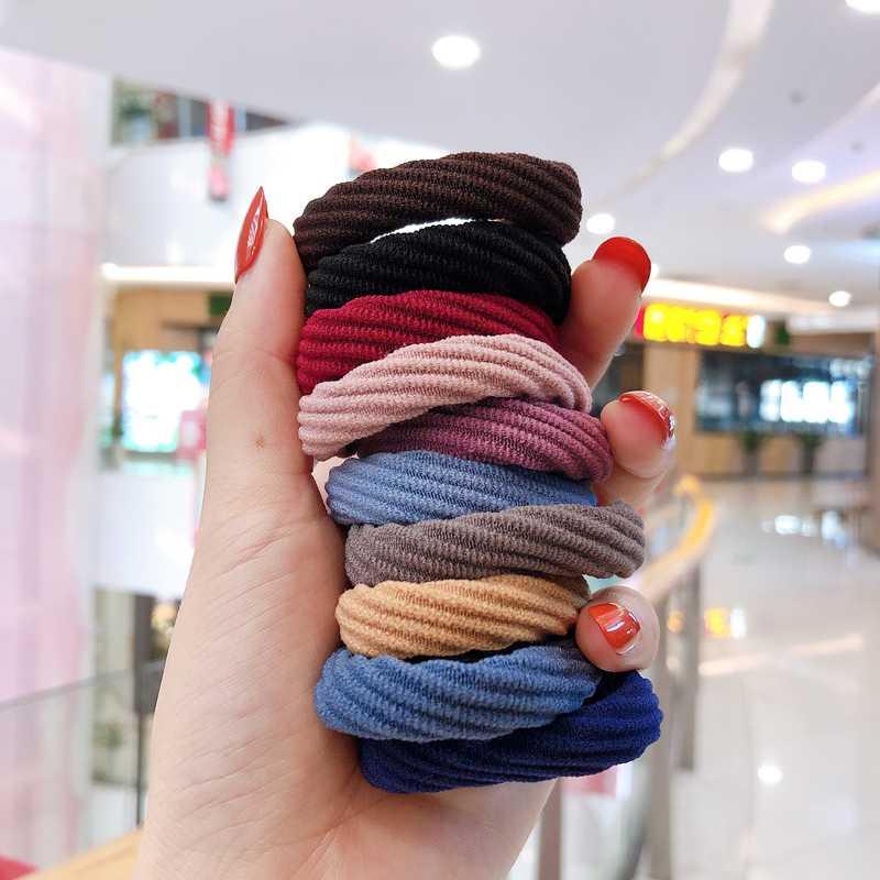 🌈ยางยืดรัดผมโดนัทเล็กหลากสี ชิ้นละ 1 บาท ✔️พร้อมส่ง Ohwowshop หนังยางรัดผมเกาหลี ยางรัดผมไสต์เกาหลี