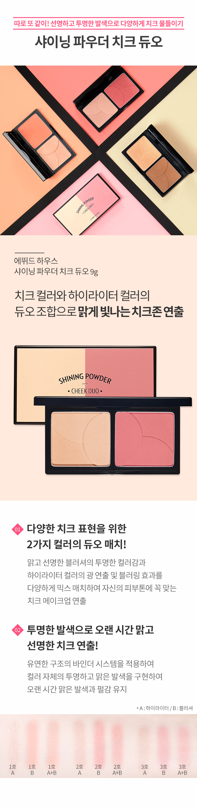 Etude House Shining Powder Cheek Duo #2