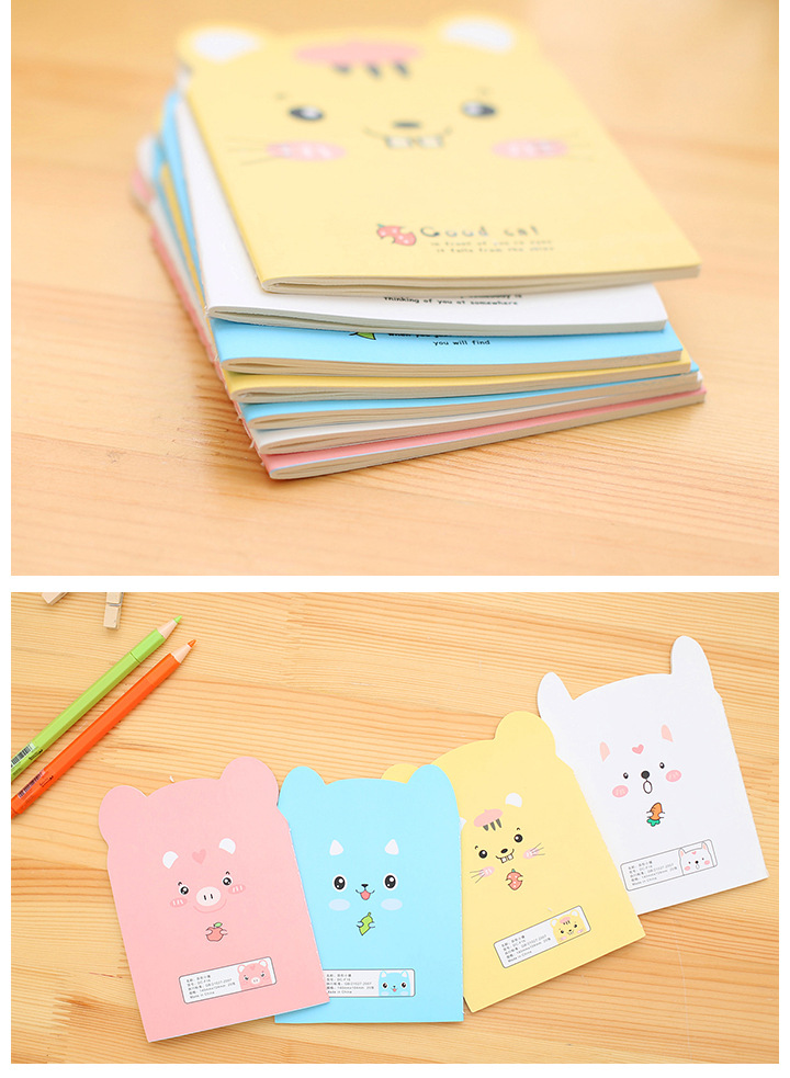 สมุดบันทึกโน๊ตสัตว์ [คละสีคละลาย] เล่มละ 3 บาท Ohwowshop