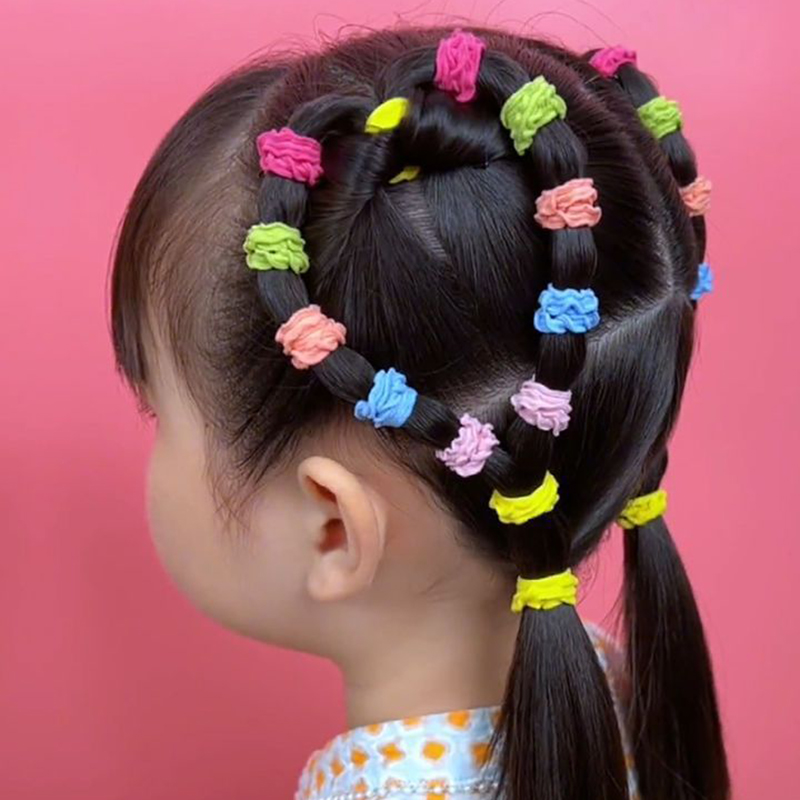 🌈ยางรัดผม🌸มินิ หลากสี📌เลือกแบบ✔️พร้อมส่งในไทย กิ๊ฟช็อป ของตกแต่งทรงผม ยางมัดผม
