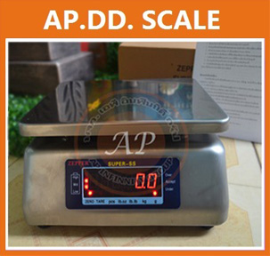 ตาชั่งดิจิตอล เครื่องชั่งกันน้ำ ตาชั่งกันน้ำ เครื่องชั่งสแตนเลส 30Kg ความละเอียด 5g Waterproof Digital Scale New 30Kg/5g ยี่ห้อ(SUPER-SS) ผ่านการตรวจรับรองโดยสำนักงานชั่งตวงวัด กระทรวงพาณิชย์