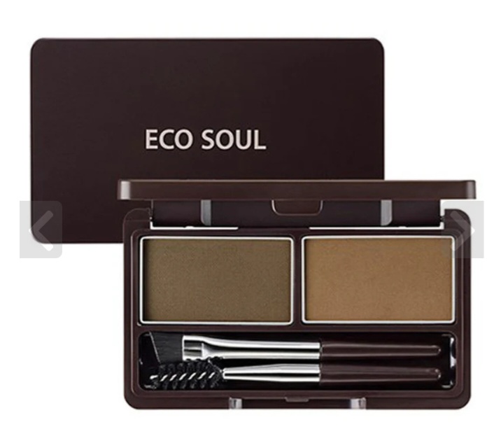 The Saem Eco Soul Eye Kit Brown #01 Natural Brown