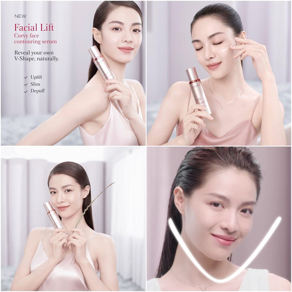 Clarins V Shaping Facial Lift Experts Travel Exclusive Set 2 Pcs.