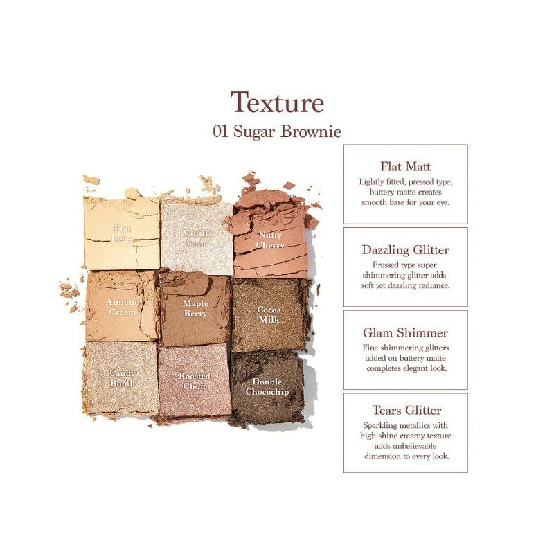 Dasique Shadow Palette 7 g. #01 Sugar Brownie