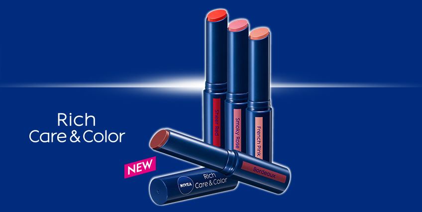 NIVEA Rich Care & Color Lip SPF20 PA++ 2 g. #Sheer Red
