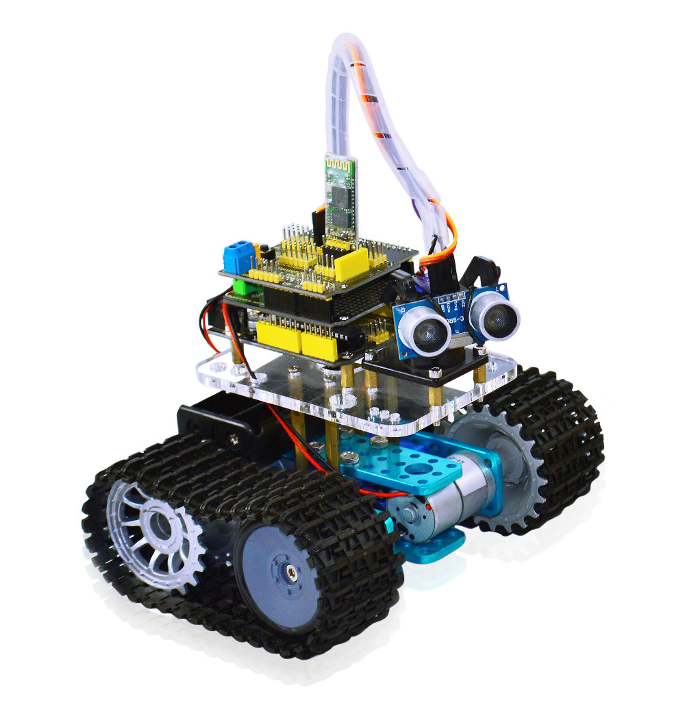 Mini Tank Bluetooth Arduino Robot + Instruction Manual (มีคู่มือภาษาอังกฤษ)
