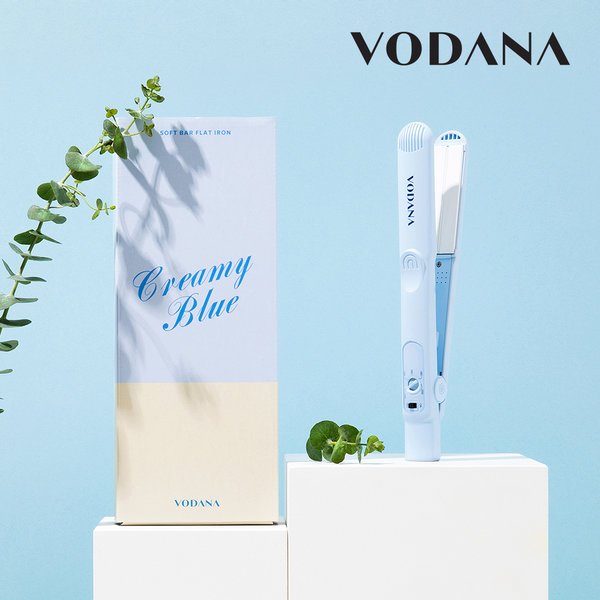 Vodana Glam Wave Curly Iron 36 mm. #Creamy Blue