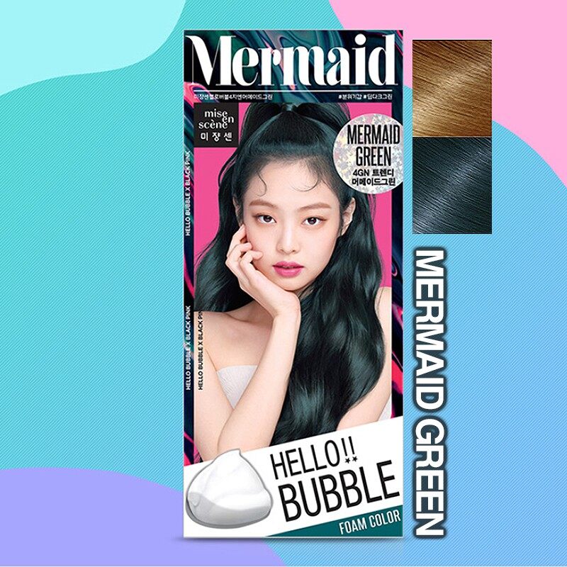 Mise en Scene Hello Bubble x Blackpink (4GN Mermaid Green)