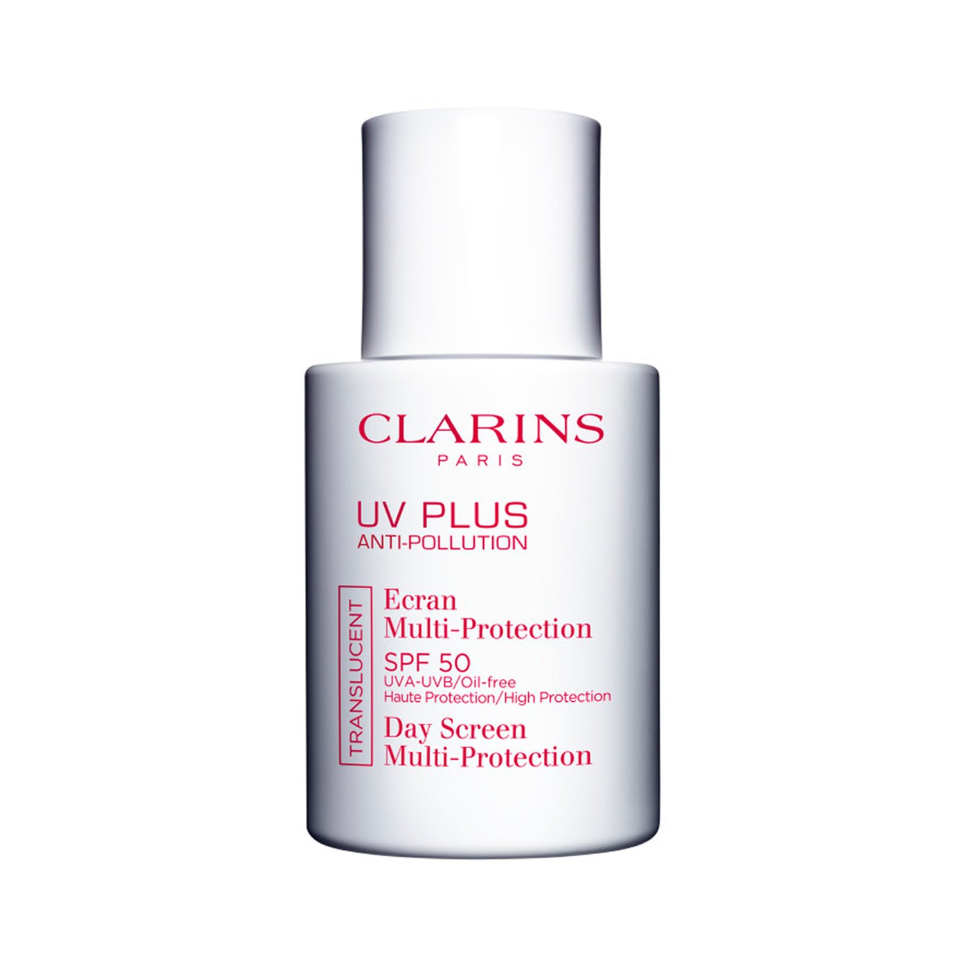 Clarins UV Plus Anti-Pollution Day Screen Multi-Protection SPF50 30 ml. #Translucent
