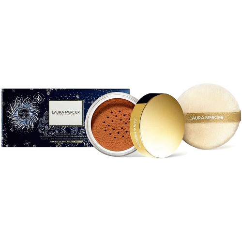 Laura Mercier The Guiding Star Translucent Loose Setting Powder & Puff #Translucent Medium สีผิวปานกลาง