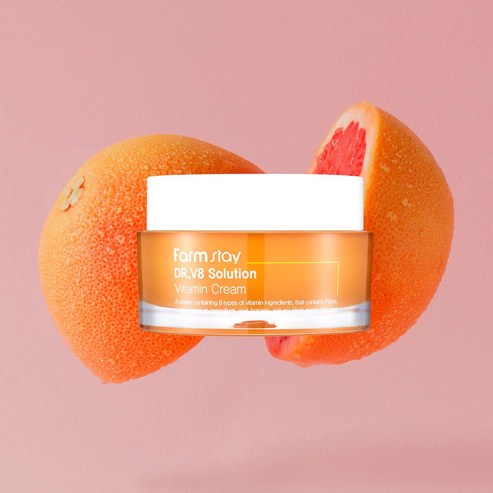 FARMSTAY Dr.V8 Solution Cream 50 ml. #Vitamin