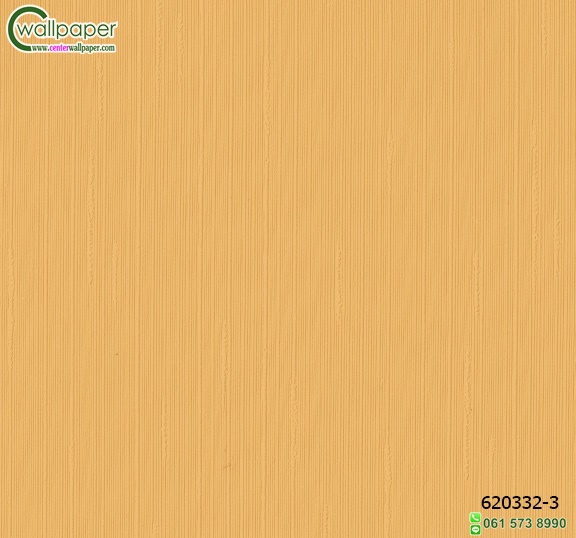 วอลเปเปอร์ติดผนังสีเหลืองส้มNo.620332-3 วอลเปเปอร์สีเหลือง