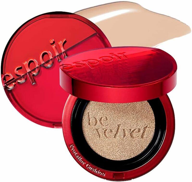 Espoir Pro Tailor Be Velvet Cover Cushion SPF 34 PA++ Set + Mini Foundation #21 Ivory