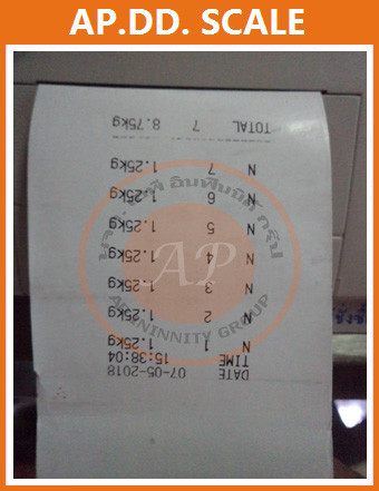 เครื่องชั่งดิจิตอลตั้งพื้นพร้อมพิมพ์ 60 กิโลกรัม ความละเอียด 5 กรัม ขนาดแท่นชั่ง40*50cm เครื่องชั่งบิ้วอินปริ้นเตอร์ 60โล เครื่องชั่ง built in printer ยี่ห้อ TIGER รุ่น TI-02P-60K