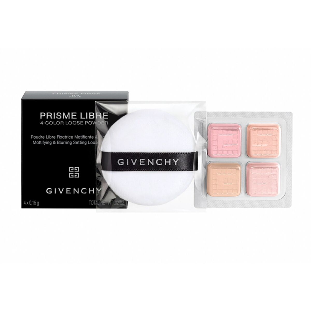 GIVENCHY Prisme Libre Illuminating & Color Correcting Loose Powder 4 x 0.15 g. #03 Voile Rose