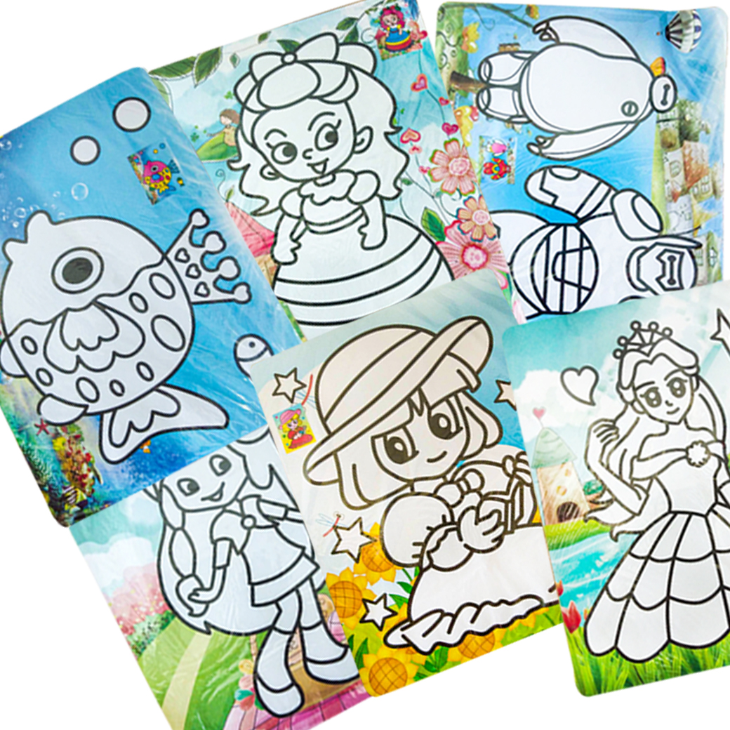 ทรายระบายสี แถมทรายระบายสี มี9สี ขนาด 27*20 ชิ้นละ 7 บาท ✔️พร้อมส่ง Ohwowshop เสริมทักษะ ชุดทรายระบายสี ระบายสีทราย