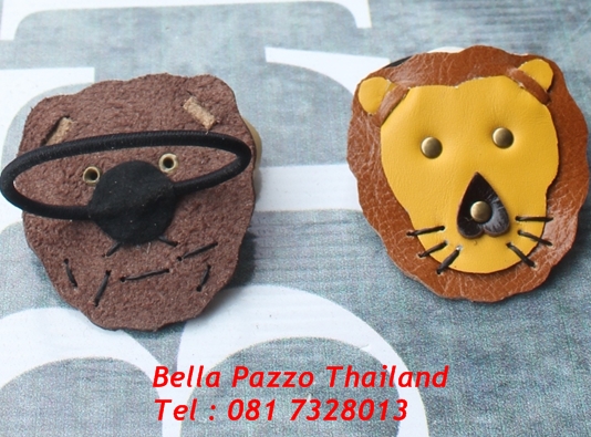 ยางรัดผมสิงโต PONYTAIL LION 6X6 CM.