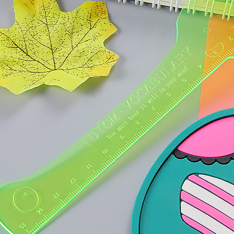 🌈📏ไม้บรรทัด 15cm แบบใส Animal🐱🌈Ruler📌เลือกแบบคละสี✅พร้อมส่งในไทย ไม้บรรทัดพลาสติก เครื่องเขียน