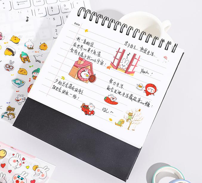 [ยกแพ็ค 6 ชิ้น]🎀สติกเกอร์ลายการ์ตูนSo Cute แบบกระดาษน่ารักสุดใจ💖ติดไดอารี่ ตกแต่งแพลนเนอร์ ของสะสมพาสเทล พร้อมส่งจุกๆ