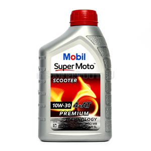 MOBIL Super Moto Scooter 4-AT 10W-30 ขนาด 0.8 ลิตร